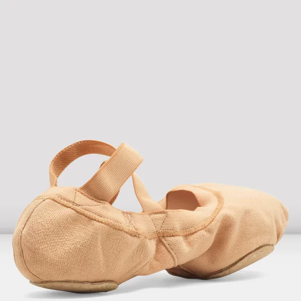 Ladies Pro Elastic Canvas Ballet Shoes