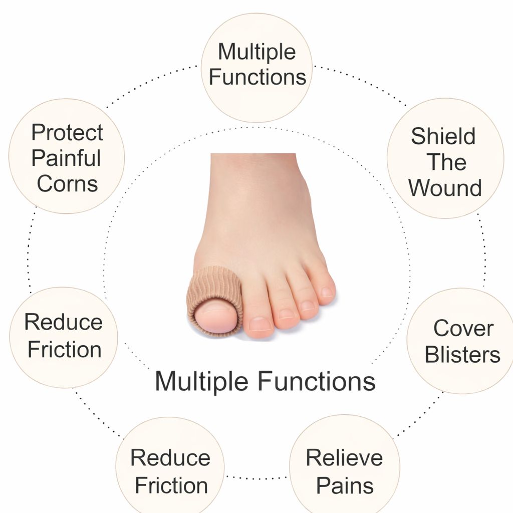 Open Toe Tubes Sleeves Protector Cushions - Image 2