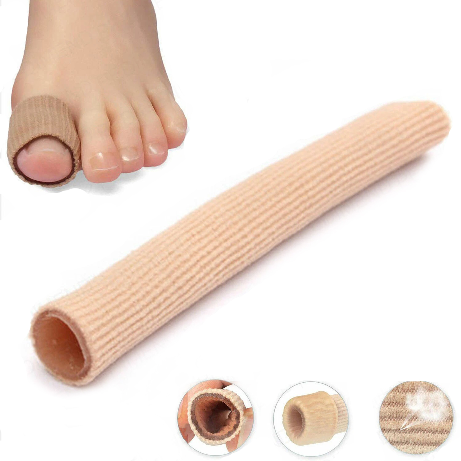 Open Toe Tubes Sleeves Protector Cushions - Image 3