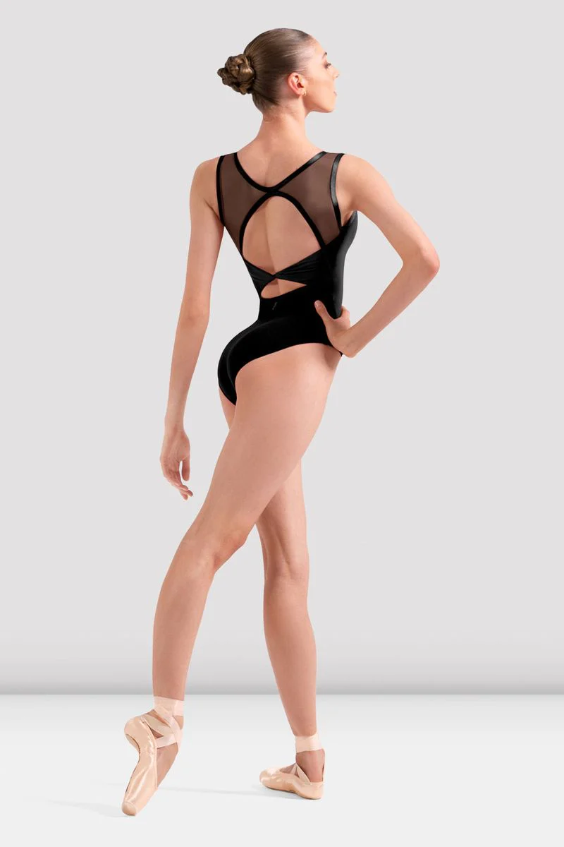 Ladies Arabesque Boat Neck Leotard - Image 2